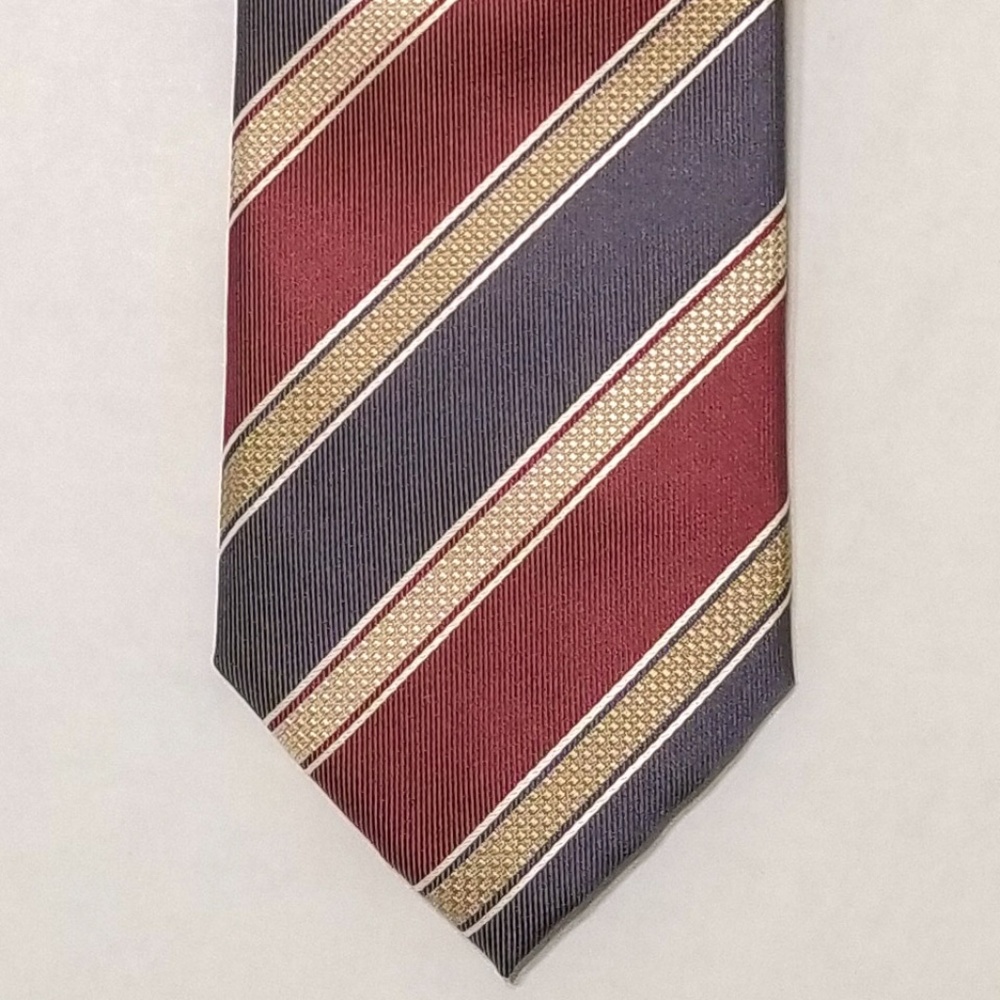 Astor & Black Striped Handmade Silk Tie